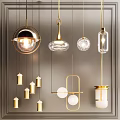 Modern Pendant Lights With Stylish Metal Glass Spherical Cylindrical And Candle Shaped Designs