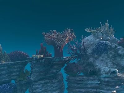 Modern Coral 3d model