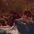 Modern Island Bay Geographical Topography 3d model