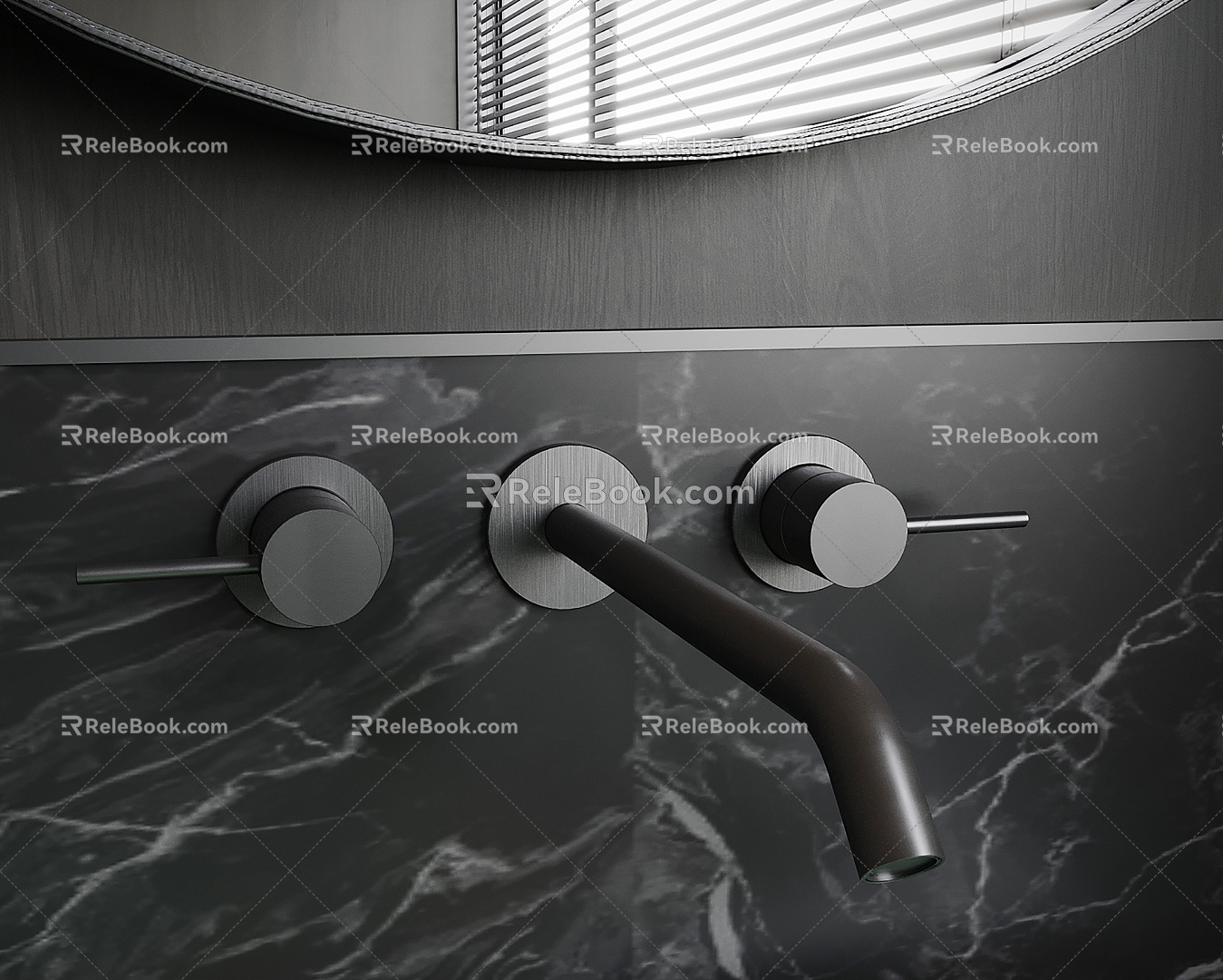 Modern faucet 3d model