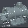 Industrial Equipment Heavy Duty Mechanical Component With Cylindrical Structure And Mounting Base