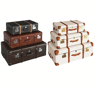 INDUSTRIAL LOFT TRUNK CASE BELT TRUNK 3d model