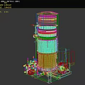Steam generator 3d model