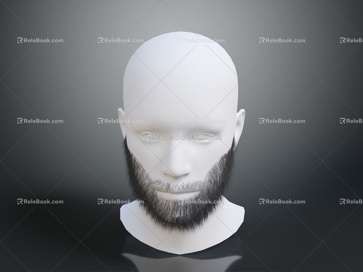 Modern Beard Model Beard model