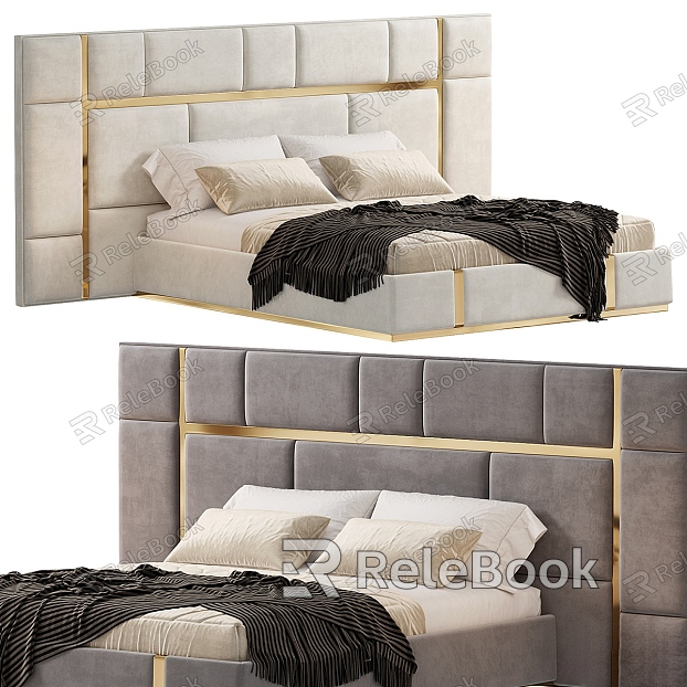 Modern Double Bed model