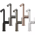Stylish Faucet Designs With Various Metallic Finishes And Modern Structural Features