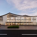 New Office Building Art Center Exhibition Center 3d model