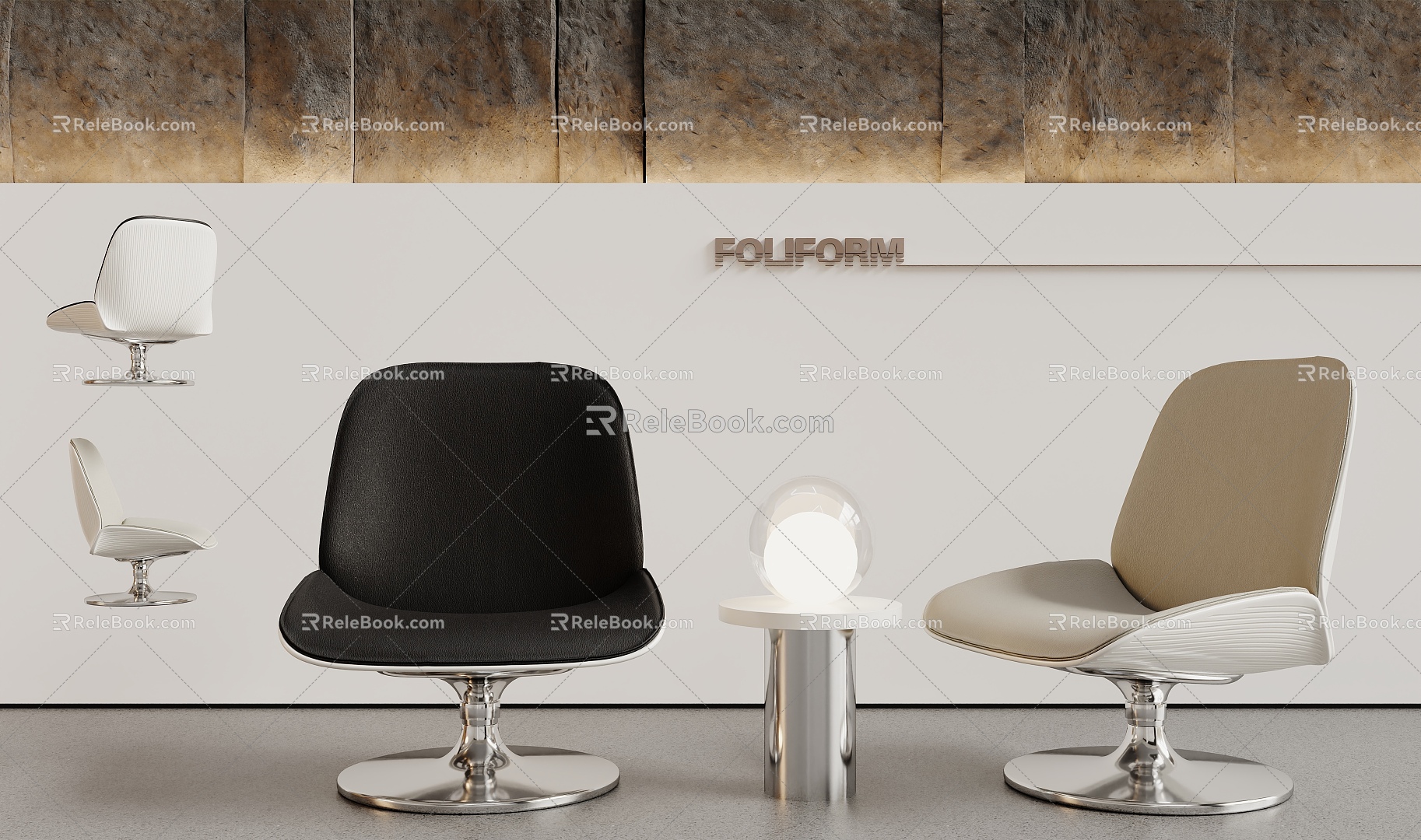 Modern Metal Casual Chair model