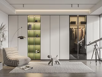 Modern Cloakroom 3d model