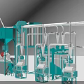 Agricultural Grain Processing Equipment Production Line With Machinery And Conveyor Systems