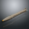 Tactical Missile With Aerodynamic Body Warhead Stabilizing Fins And Exterior Markings