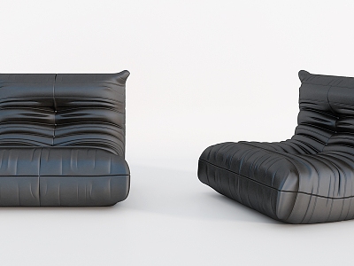 Lazy Sofa Caterpillar Sofa Casual Sofa Single Sofa 3d model