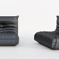 Lazy Sofa Caterpillar Sofa Casual Sofa Single Sofa 3d model