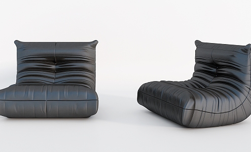 Lazy Sofa Caterpillar Sofa Casual Sofa Single Sofa 3d model