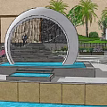 Coastal Waterfront Landscape Design With Terraced Walkways Lush Greenery And Water Features