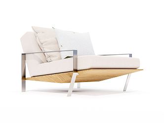 Modern single sofa 3d model