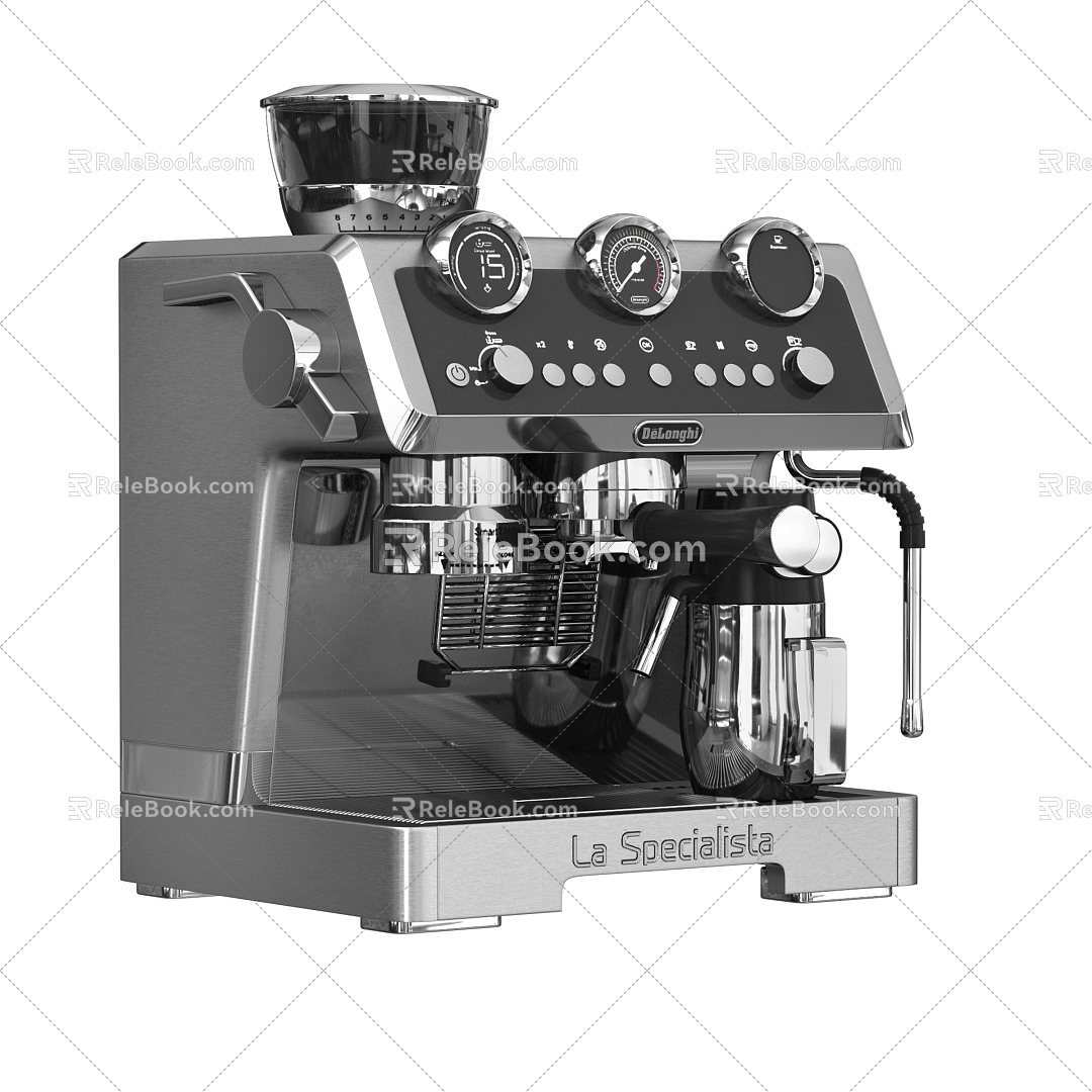 Modern coffee machine 3d model