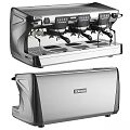 Stainless Steel Rancilio Coffee Machine As Modern Professional Kitchen Appliance With Sleek Design