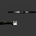 Cold weapons Sword Axe Hook Fork Spear Trident Melee Weapon Military 3d model