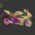 White Motorcycle With Red Accents Black Seat Sporty Design And Sleek Body