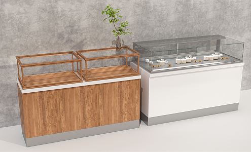 Modern Container Bread Cabinet Single Layer Mousse 3d model