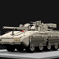 Armored Utility Vehicle With Turret Cannon Multiple Wheels And Armor Structure Design