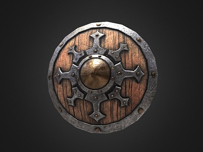 Retro Shield Medieval Shield Ancient Shield model