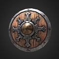 Retro Shield Medieval Shield Ancient Shield 3d model