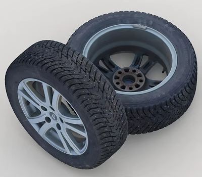 wheels Michelin 3d model
