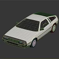 Vintage Silver Sports Car With Streamlined Design Black Roof And Headlights