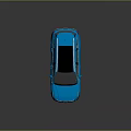 Blue Kia SUV With Modern Design Panoramic Sunroof And Black Wheels