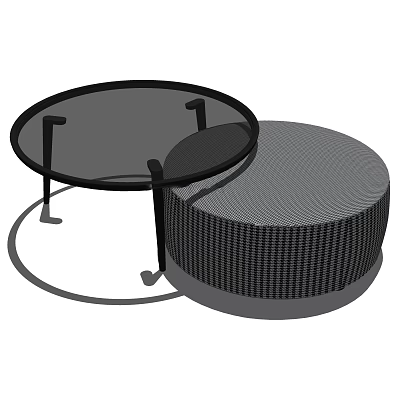 Modern coffee table, coffee table, side table 3d model