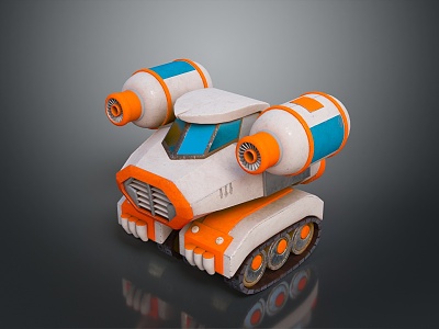 Sci-fi Tank Cartoon Tank Sci-fi Vehicle Sci-fi Vehicle World of Tanks Tank War Anime Tank 3d model