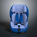 Blue And Gray Child Safety Car Seat As Essential Automotive Part