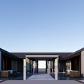 Modern Gate Simple Entrance Gate 3d model