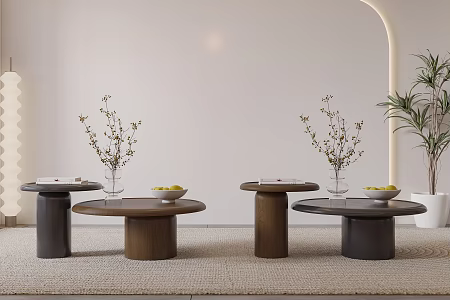 Retro coffee table 3d model