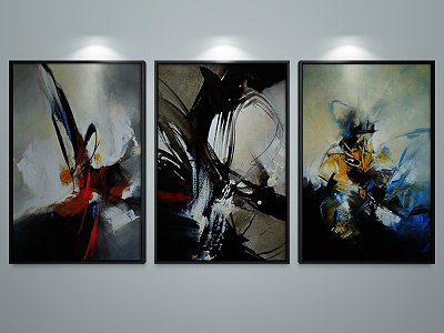 modern abstract painting decorative painting model