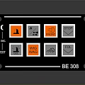 Computer Control Panel BE 308 Model With Stop Test WVG FOL Function Icons