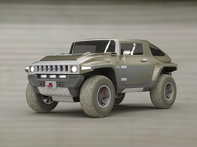 Modern Hummer 3d model