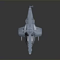 Detailed 3D Rendered Helicopter Model Featuring Realistic Design Gray Color And Rotor Blades