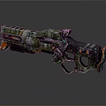 Modern Sci-Fi Gun Sci-Firearms Sci-Fi Game Gun Games Firearms Game Gun 3d model