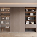 Modern Italian Bookcase 3d model