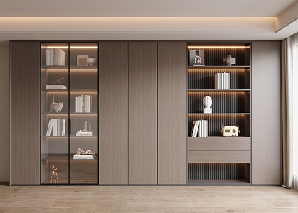 Modern Italian Bookcase 3d model