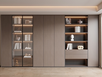 Modern Italian Bookcase 3d model