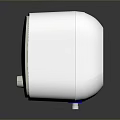 Sleek White Electrolux Small Household Appliance With Square Design And Knob Control