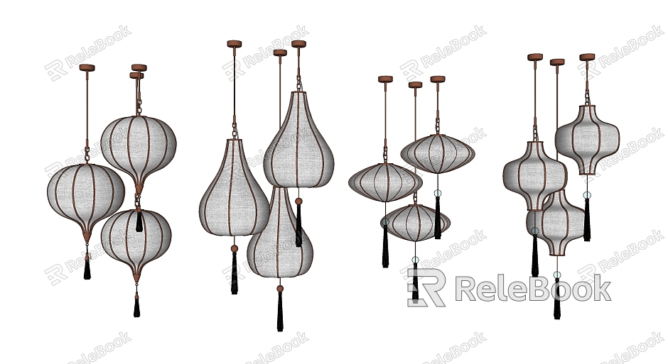 New Chinese Chandelier Lantern Chandelier Combination model