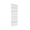 White Layered Corner Trim with Horizontal Lines for Interior Decoration 3d model