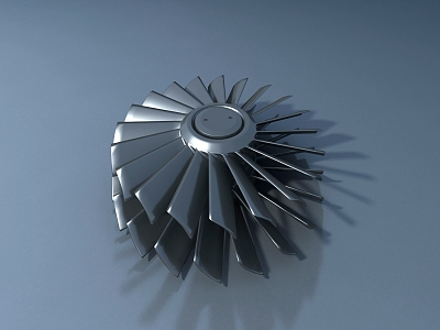 740 hardware, engine fan 3d model