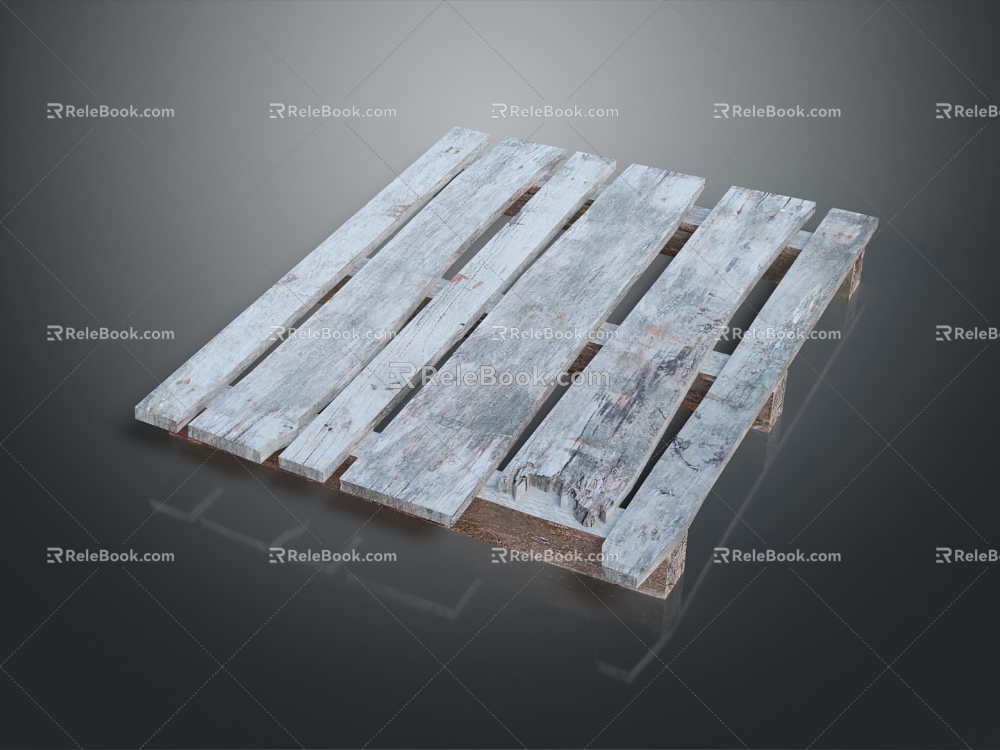 Modern pallet wooden pallet pallet 3d model