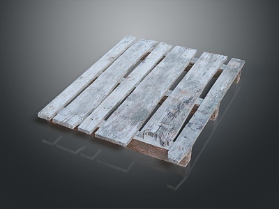 Modern pallet wooden pallet 3d model